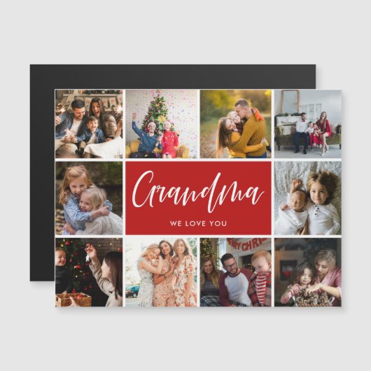 おばあちゃん愛してる写真コラージュ  (正面/裏面)