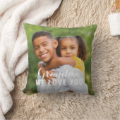 おばあちゃん愛しカスタムる母の日写真 クッション (ブランケット)