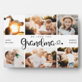 おばあちゃん愛するハートモダン6 Photo Collage フォトプラーク (正面)