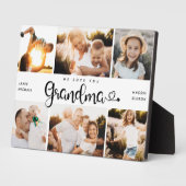 おばあちゃん愛するハートモダン6 Photo Collage フォトプラーク (側面)