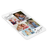 おばあちゃん愛するフォトコラージュタイポグラフィ マグネット (右側)