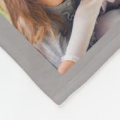 おばあちゃん愛する19フォトコラージュカスタムカラー フリースブランケット (角)