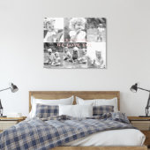 おばあちゃん愛する6つの写真コラージュ キャンバスプリント (インサイチュ (寝室))