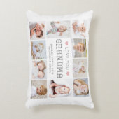 おばあちゃん愛ユーハート10枚パーソナライズされた写真 アクセントクッション (正面(垂直))