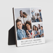 おばあちゃん愛3フォトコラージュ フォトプラーク (正面)