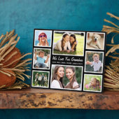 おばあちゃん愛Youフォトコラージュブラック フォトプラーク (側面)