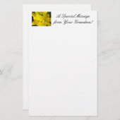 おばあちゃん文房具特別メッセージ 便箋 (正面/裏面)