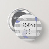 おばあちゃん星と月の赤ちゃんシャワー 缶バッジ (正面&裏面)