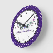 おばあちゃん時計 ラウンド壁時計 (傾斜)