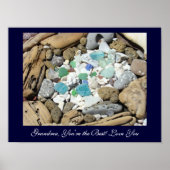 おばあちゃん最高のあなたは!ラブユーアートプリントギフト ポスター (正面)