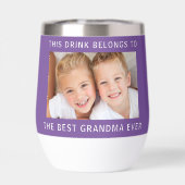 おばあちゃん最高のが今までフォトパープル (背面)