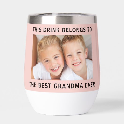 おばあちゃん最高のが今まで写真ピンク (背面)