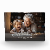 おばあちゃん最高のが今まで可愛い孫の形見 フォトブロック (正面)