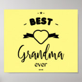 おばあちゃん最高のとずっと ポスター (正面)