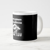 おばあちゃん最高のと孫が一生の罪 ジャンボコーヒーマグカップ (正面右)
