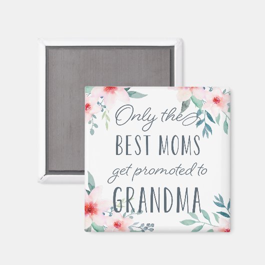 おばあちゃん最高のに昇進するのは母だ マグネット (正面/裏面)