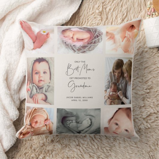 おばあちゃん最高のの写真に昇格するのはママのみ8 クッション (ブランケット)
