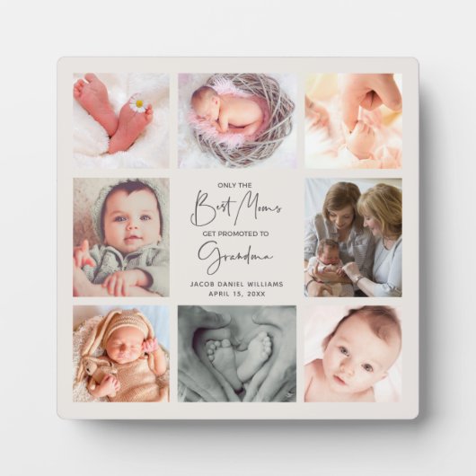 おばあちゃん最高のの写真に昇格するのはママのみ8 フォトプラーク (正面)