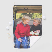 おばあちゃん最高のの写真 ゴルフタオル (インサイチュ)