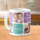 おばあちゃん最高のの前紫写真 コーヒーマグカップ