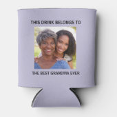 おばあちゃん最高のの前紫写真 缶クーラー (正面)