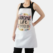 おばあちゃん最高のの命は エプロン (インサイチュ)