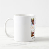 おばあちゃん最高のの文字写真カスタム、 コーヒーマグカップ (左)