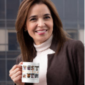 おばあちゃん最高のの文字写真カスタム、 コーヒーマグカップ