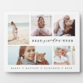 おばあちゃん最高のの贈り物Ever Family Photo Collage フォトプラーク (正面)