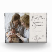 おばあちゃん最高のの赤面に昇進するのはママだけ フォトブロック (正面)