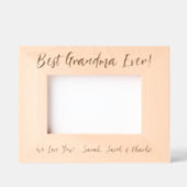おばあちゃん最高のは今までカスタマイズ可能 レーザー彫刻フレーム (正面)