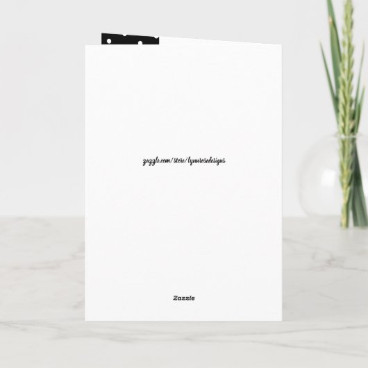 おばあちゃん最高のは写真と白黒で見た事が無い カード (裏面)