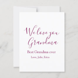 おばあちゃん最高のは常に祖父母の写真のギフトクラシック ポストカード