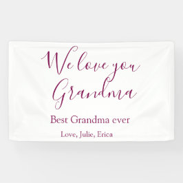 おばあちゃん最高のは常に祖父母の写真のギフトクラシック 横断幕