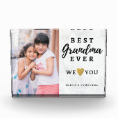 おばあちゃん最高のよ大理石を愛するおばあちゃん フォトブロック (正面)