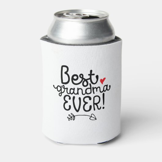 おばあちゃん最高のエバーグラニー祖母 缶クーラー (缶裏面)