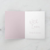 おばあちゃん最高のエバーピンクマグノリア花のフローラ カード (内部)