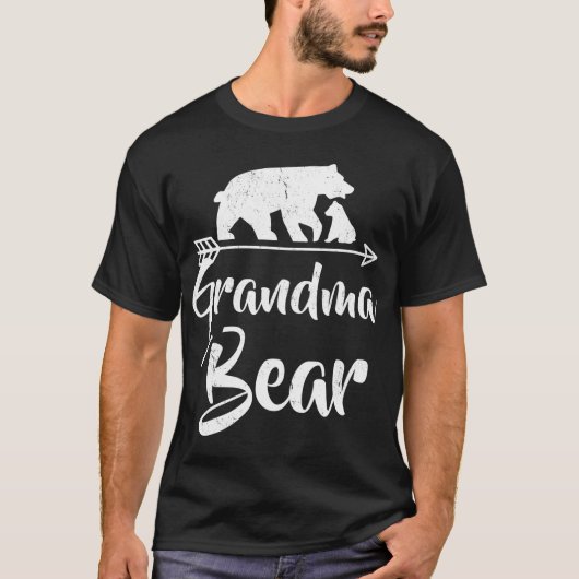 おばあちゃん最高のベアギフト母父の日 Tシャツ (正面)