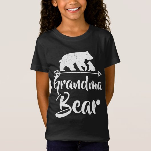おばあちゃん最高のベアギフト母父の日 Tシャツ (正面)