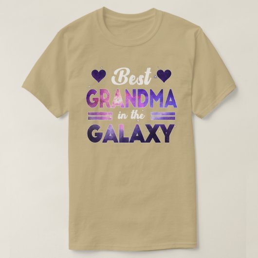 おばあちゃん最高の銀河系ハッピー両親の日のネクタイ Tシャツ (デザイン正面)