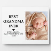 おばあちゃん最高の、おばあちゃん、おばあちゃんの日 フォトプラーク (正面)