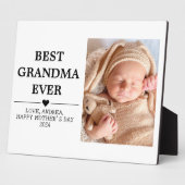 おばあちゃん最高の、おばあちゃん、おばあちゃんの日 フォトプラーク (側面)