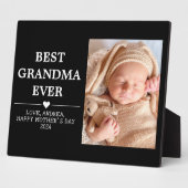 おばあちゃん最高の、おばあちゃん、おばあちゃんの日 フォトプラーク (側面)