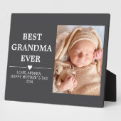 おばあちゃん最高の、おばあちゃん、おばあちゃんの日 フォトプラーク (側面)