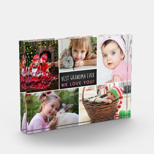 おばあちゃん最高の·エヴァ·フォトコラージュ フォトブロック (左)