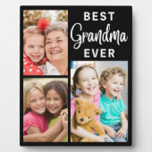 おばあちゃん最高のEver Grandkids 3フォトコラージフレーム フォトプラーク (正面)