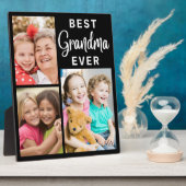 おばあちゃん最高のEver Grandkids 3フォトコラージフレーム フォトプラーク (側面)