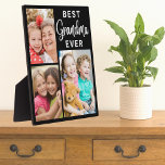 おばあちゃん最高のEver Grandkids 3フォトコラージフレーム フォトプラーク<br><div class="desc">Grandkids 最高の Ever Grandkids 3 Photo Collage Frame Plates - – おばあちゃんの写真ギフトおばあちゃんユニークが3人の写真でパーソナライズする。</div>