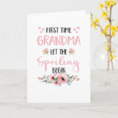 おばあちゃん期待おみ花祖父母 カード (黄色い花)