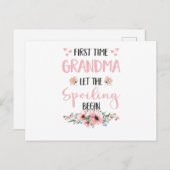 おばあちゃん期待近江祖父母ベビーフラワーズ ポストカード (正面/裏面)